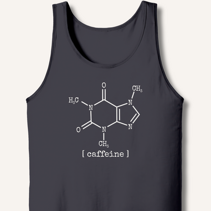 Caffeine Molecule Men's Tank