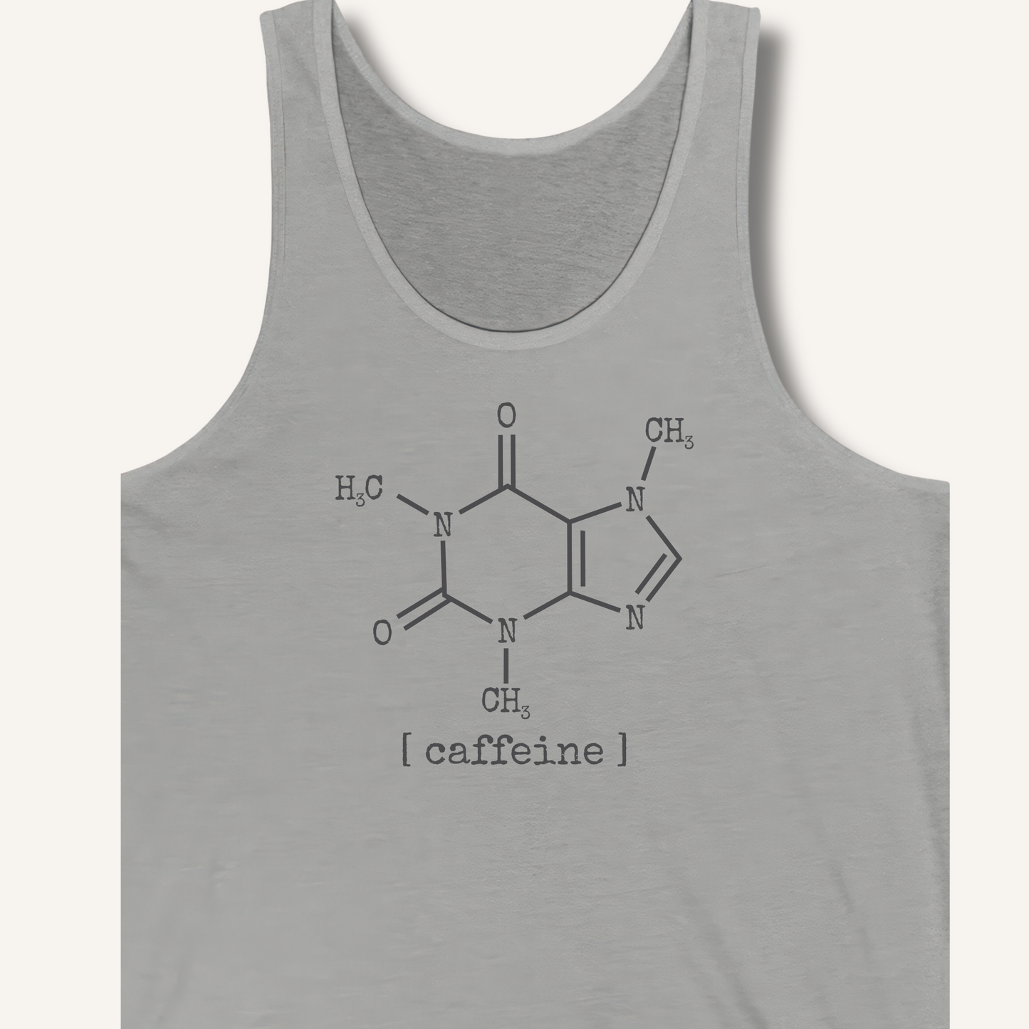 Caffeine Molecule Men's Tank