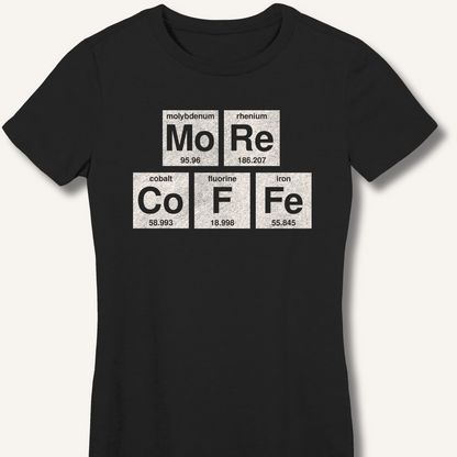More Coffee Fitted T-Shirt