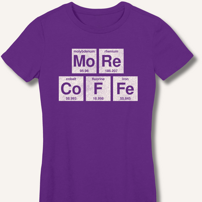 More Coffee Fitted T-Shirt