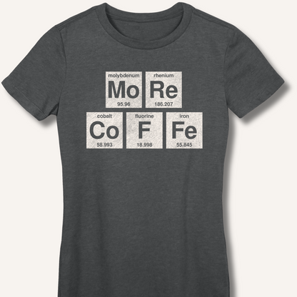 More Coffee Fitted T-Shirt