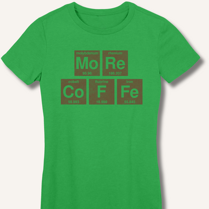 More Coffee Fitted T-Shirt