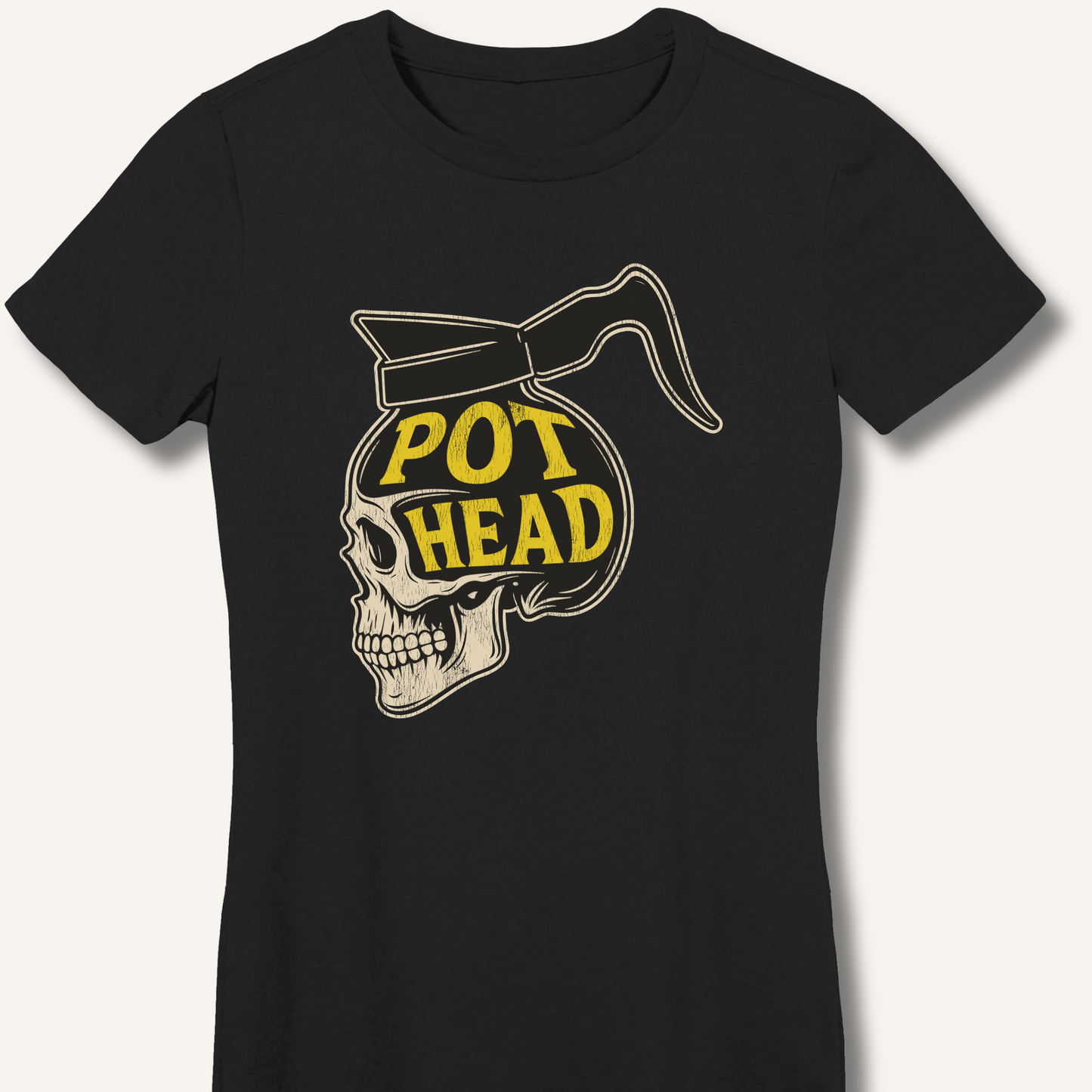 Pot Head Fitted T-Shirt