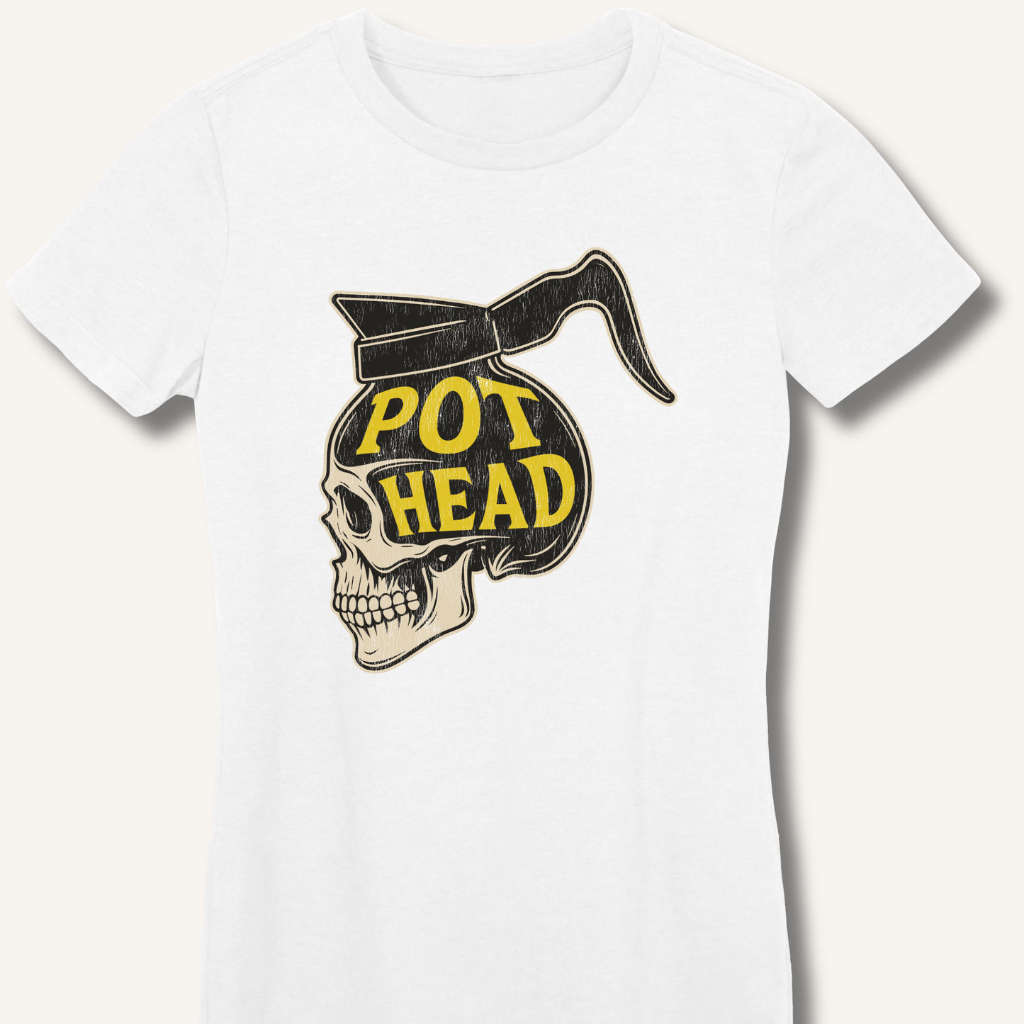 Pot Head Fitted T-Shirt
