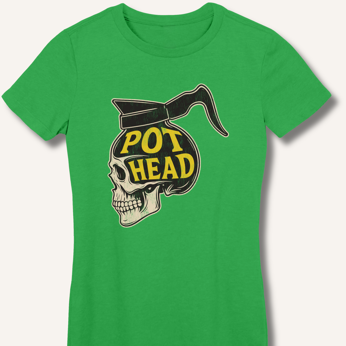 Pot Head Fitted T-Shirt
