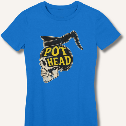 Pot Head Fitted T-Shirt