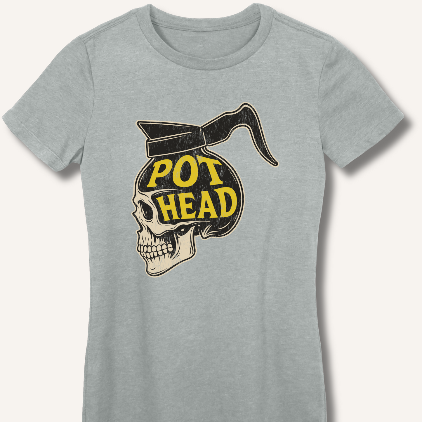 Pot Head Fitted T-Shirt