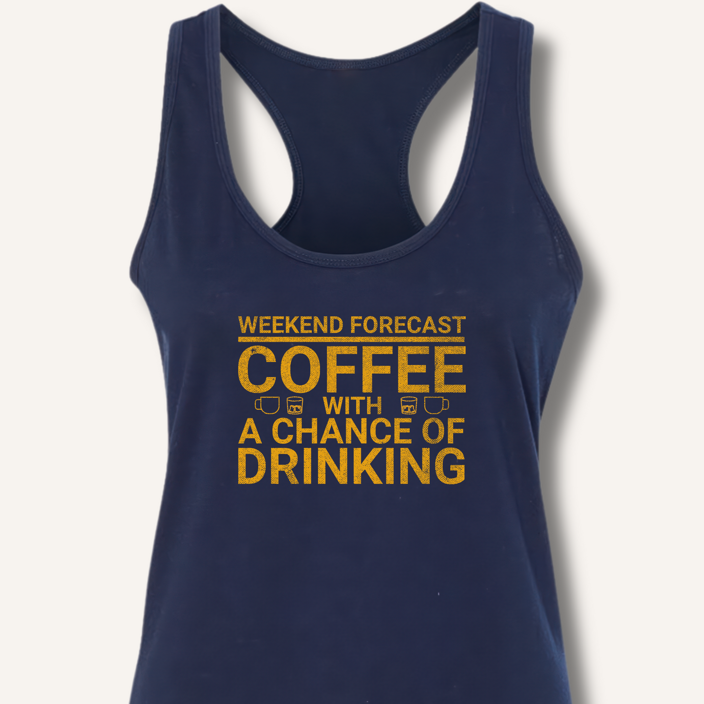Weekend Forecast Racerback Tank