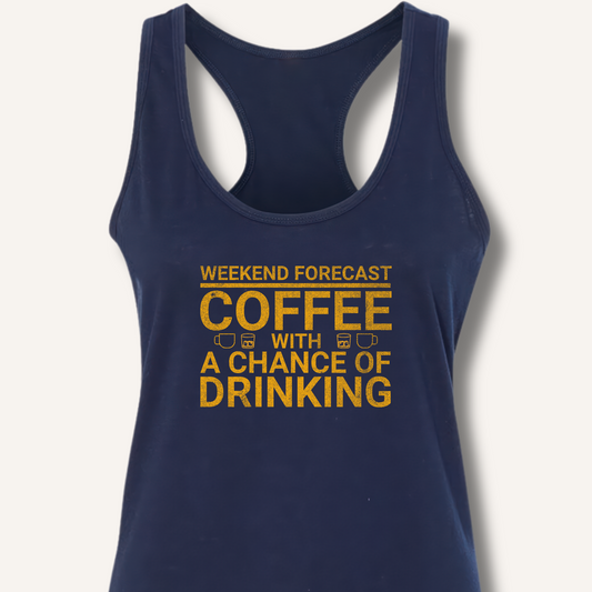 Weekend Forecast Racerback Tank