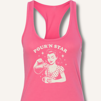 Pour'n Star Racerback Tank