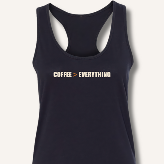 Coffee > Everything Racerback Tank