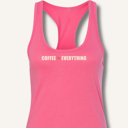 Coffee > Everything Racerback Tank