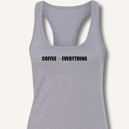 Coffee > Everything Racerback Tank