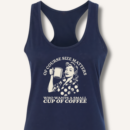 Size Matters Racerback Tank