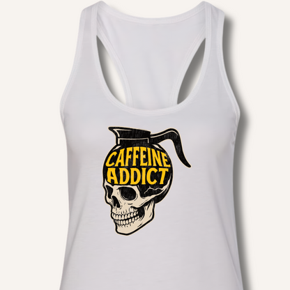 Caffeine Addict Racerback Tank