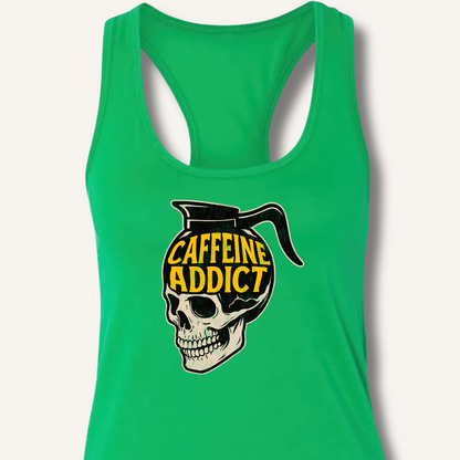 Caffeine Addict Racerback Tank