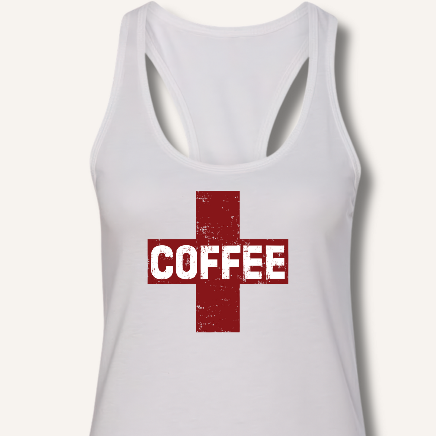 Coffee First Aid Racerback Tank