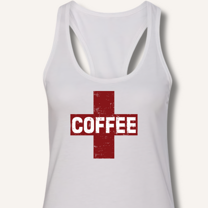 Coffee First Aid Racerback Tank