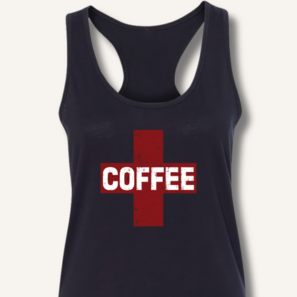 Coffee First Aid Racerback Tank