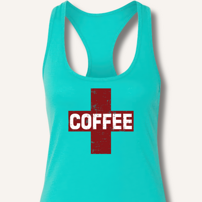Coffee First Aid Racerback Tank