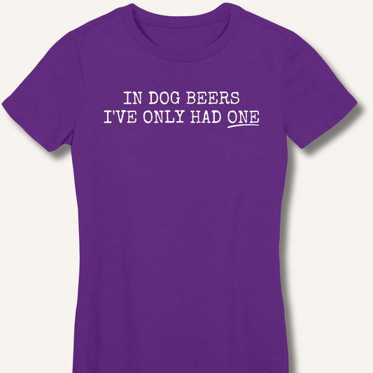 In Dog Beers Fitted T-Shirt
