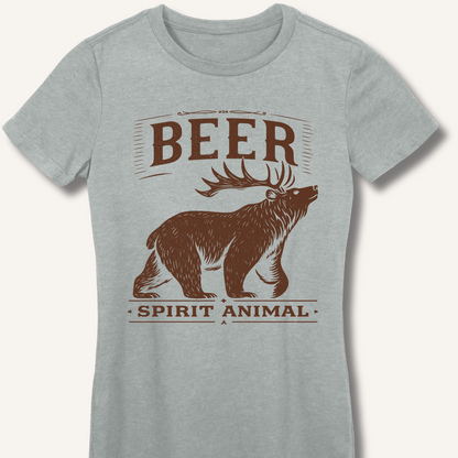 Beer - Spirit Animal Fitted T-Shirt