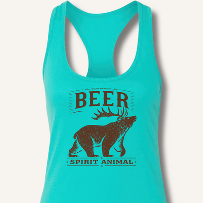 Beer - Spirit Animal Racerback Tank