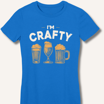 I'm Crafty Fitted T-Shirt