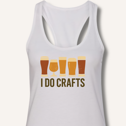 I Do Crafts Racerback Tank