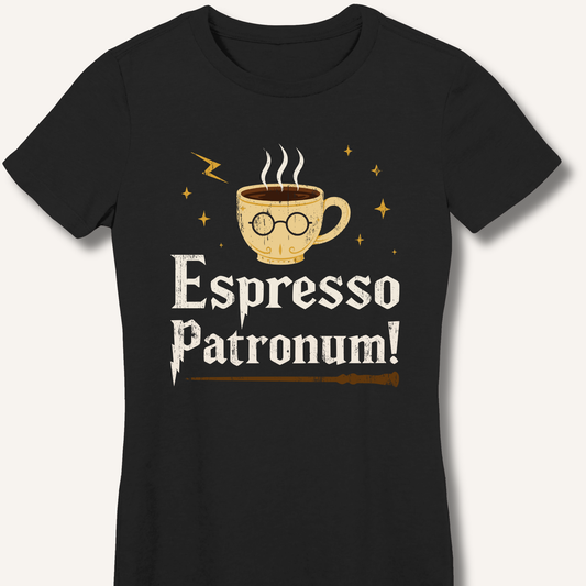 Espresso Patronum Fitted T-Shirt