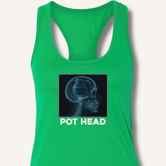 Pot Head X-Ray Racerback Tank