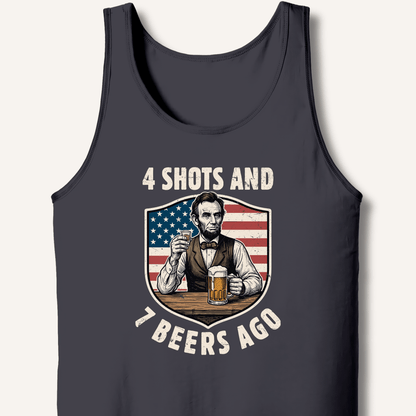 4 Shots and 7 Beers Ago Tank - Sip & Shirt