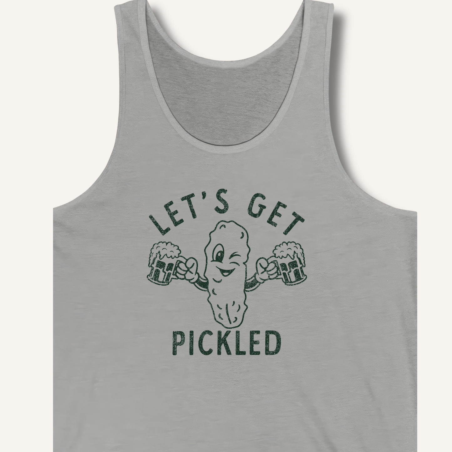 Let's Get Pickled Tank – Athletic Heather