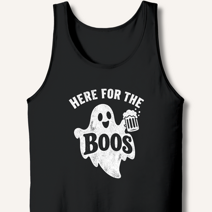 Here For The Boo's Tank – Black