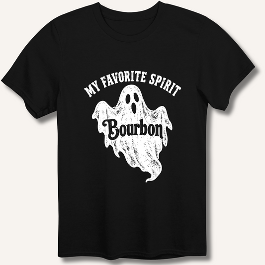 My Favorite Spirit, Bourbon T-Shirt – Black