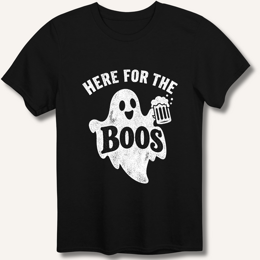 Here For The Boo's T-Shirt – Black