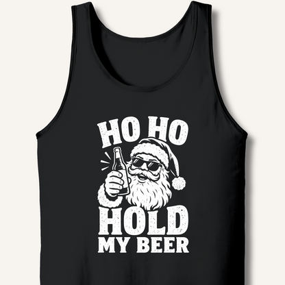 Ho Ho Hold My Beer Tank – Black