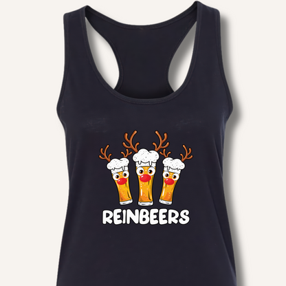 Reinbeers Racerback Tank – Solid Black