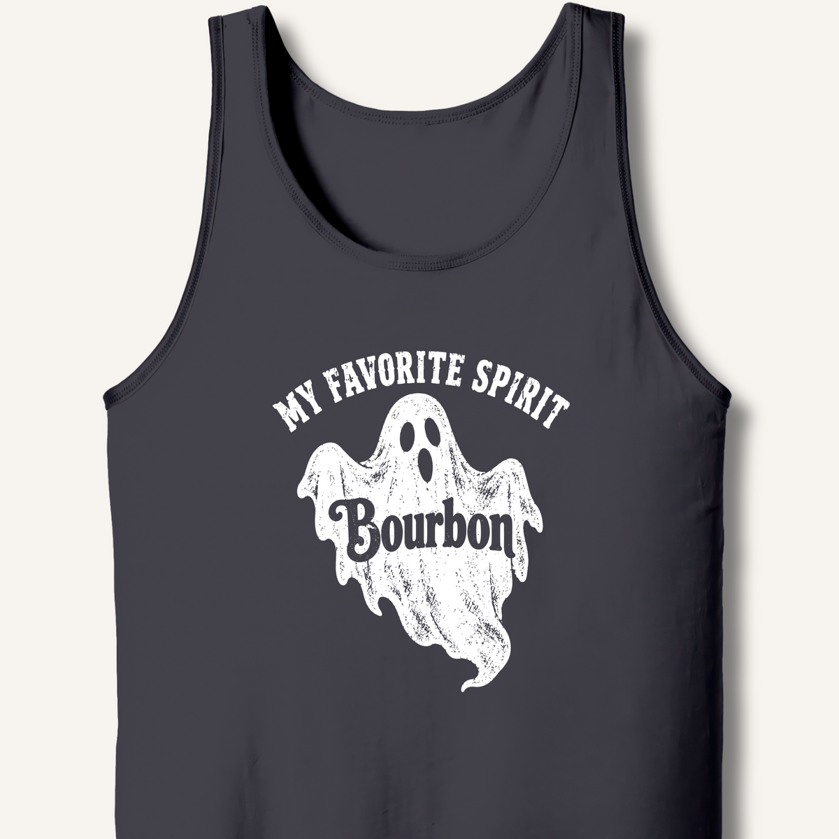 My Favorite Spirit, Bourbon Tank – Dark Grey