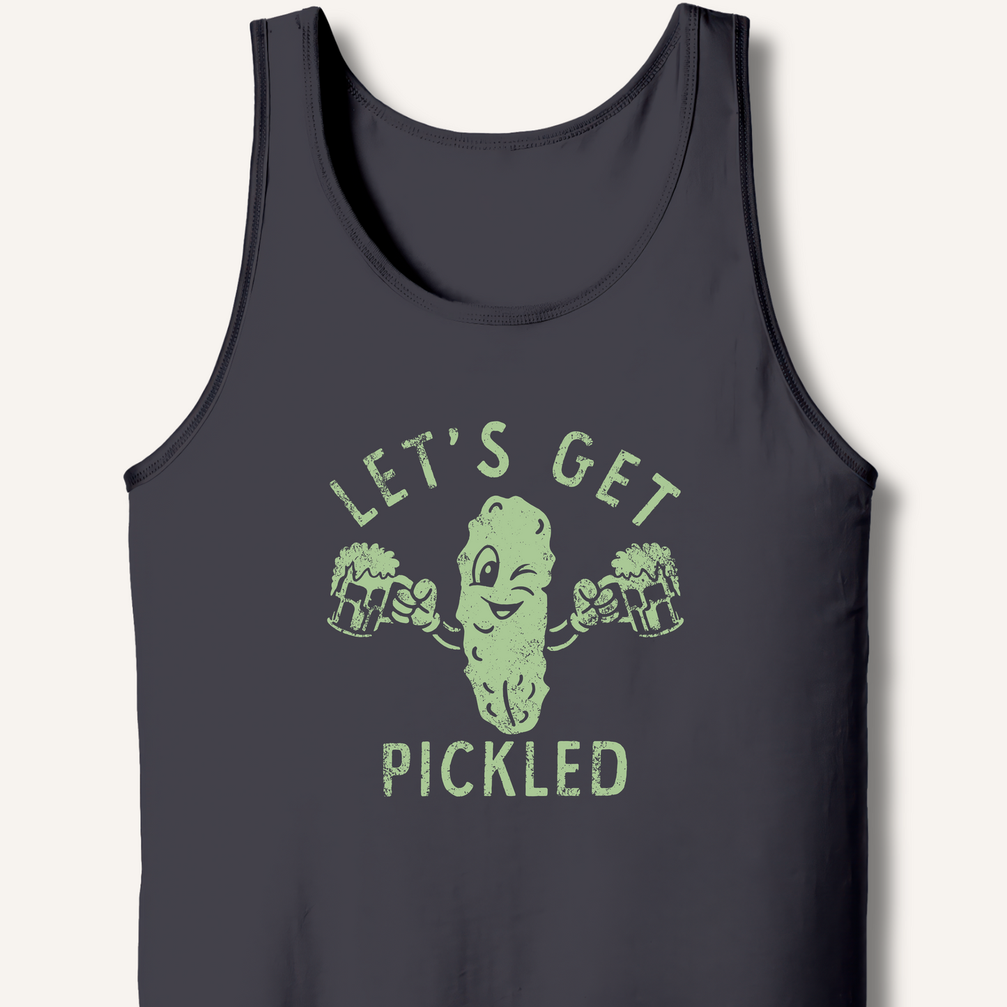Let's Get Pickled Tank – Dark Grey