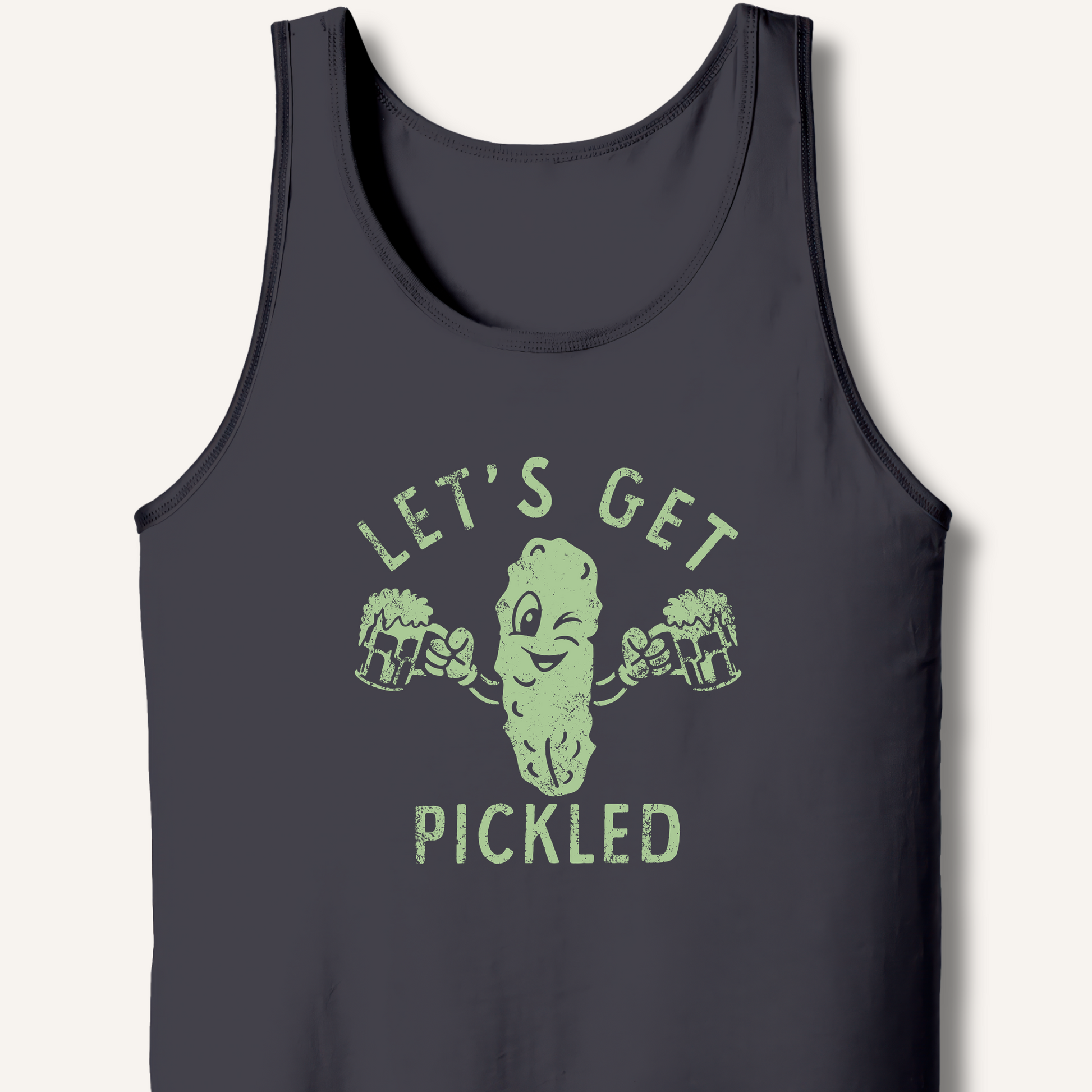 Let's Get Pickled Tank – Dark Grey