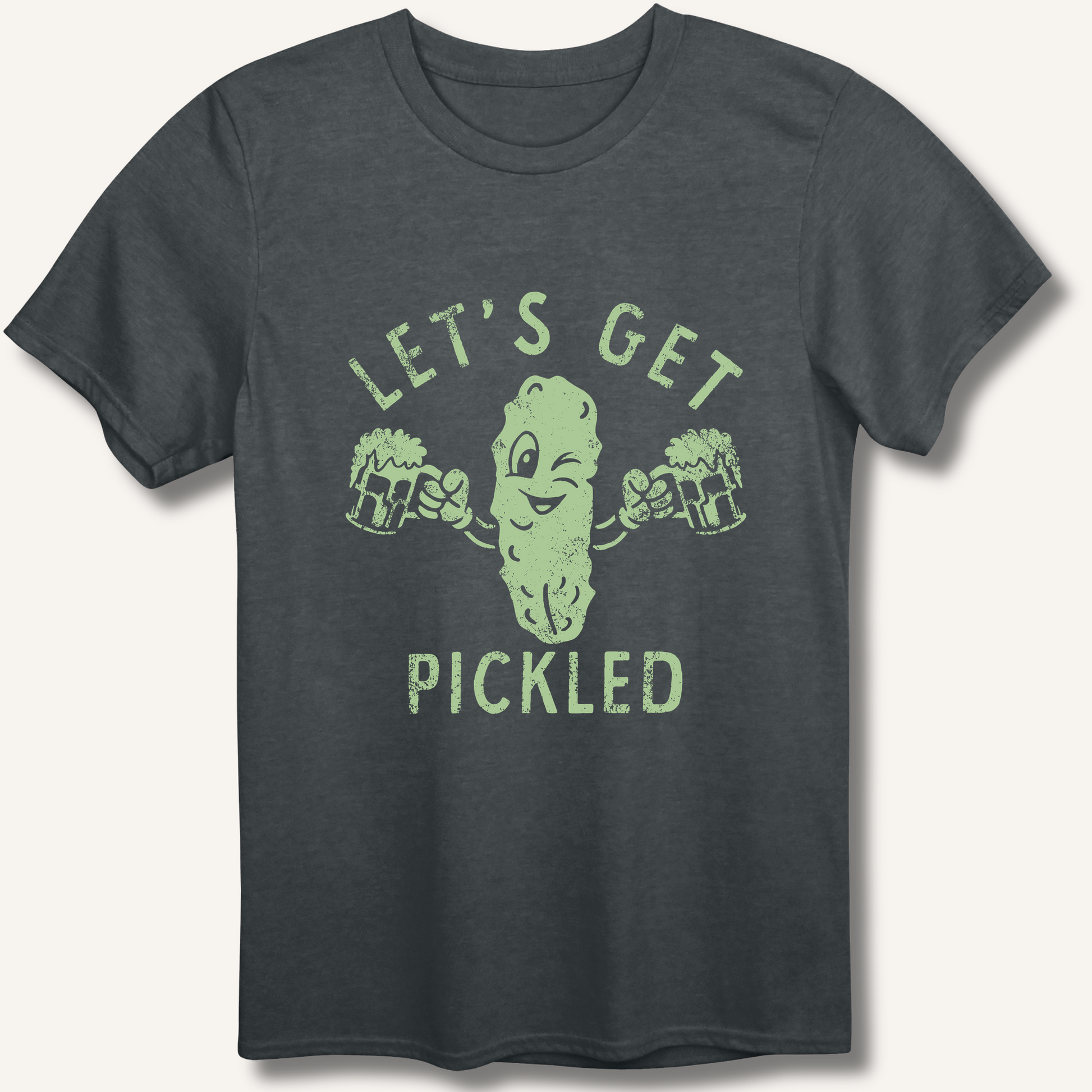Let's Get Pickled T-Shirt – Dark Heather