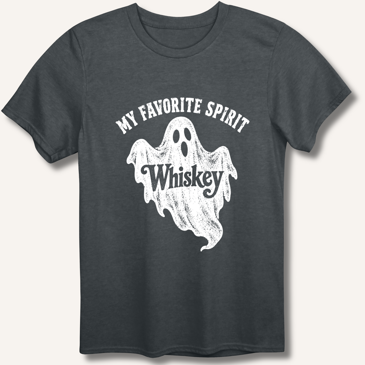 My Favorite Spirit, Whiskey T-Shirt – Dark Heather