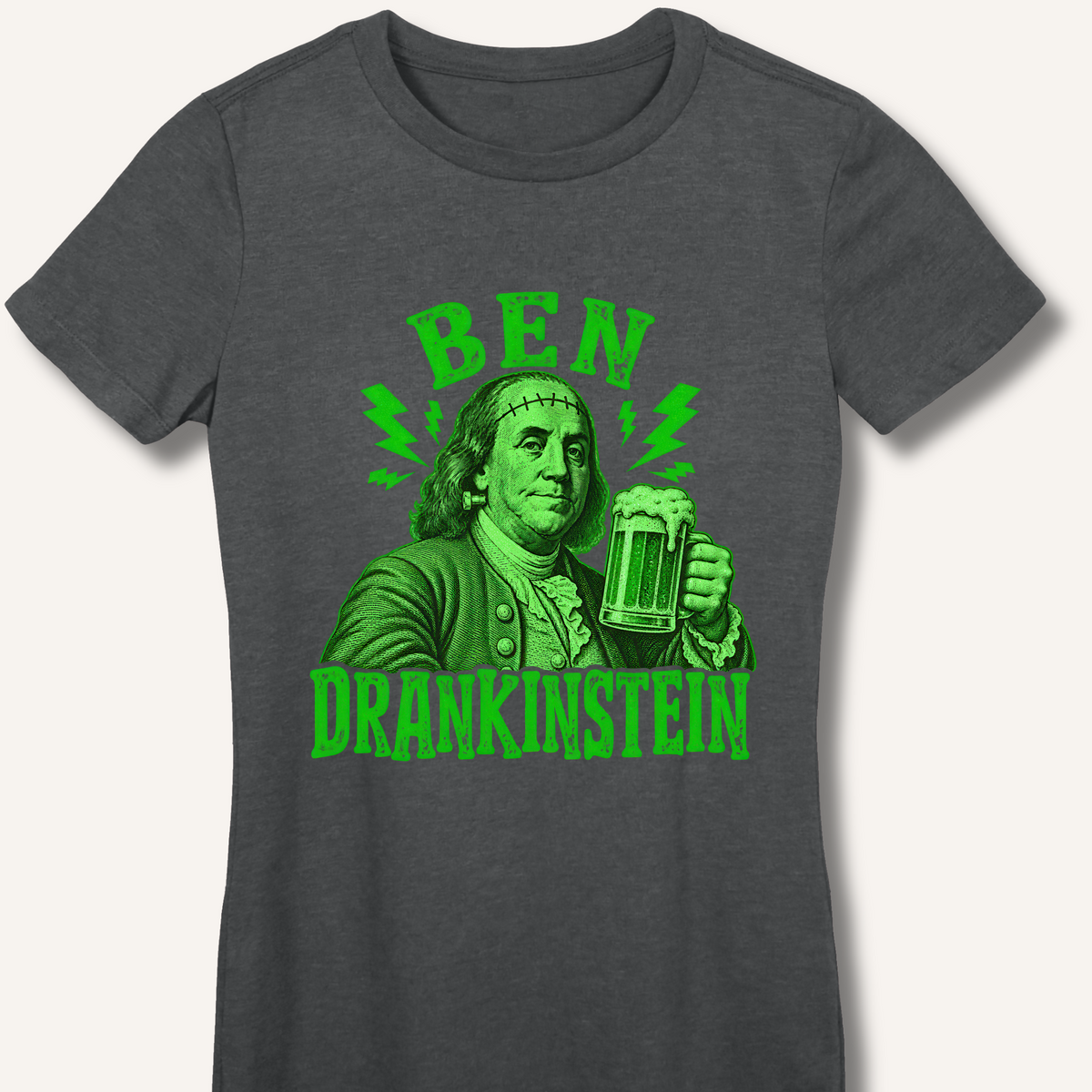 Ben Drankinstein Women's Fitted T-Shirt – Dark Heather