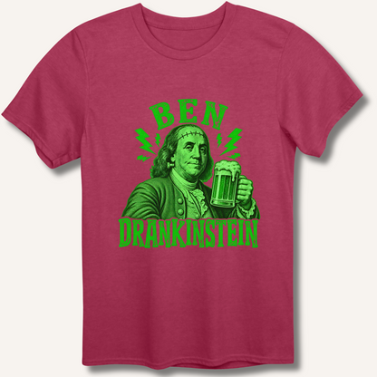 Ben Drankinstein T-Shirt – Heather Cardinal
