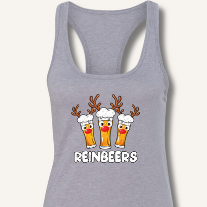 Reinbeers Racerback Tank – Heather Grey
