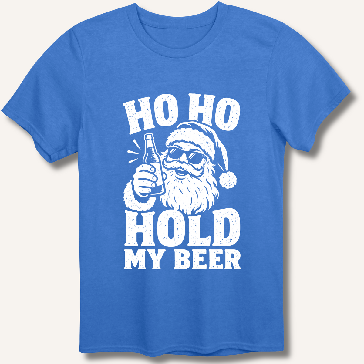 Ho Ho Hold My Beer T-Shirt – Heather Royal