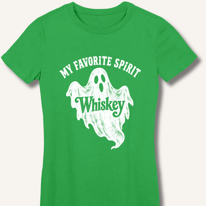 My Favorite Spirit, Whiskey Women's Fitted T-Shirt – Irish Green