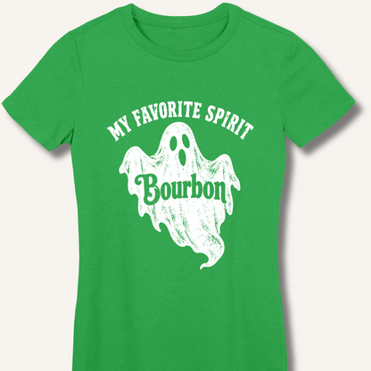 My Favorite Spirit, Bourbon Women's Fitted T-Shirt – Irish Green