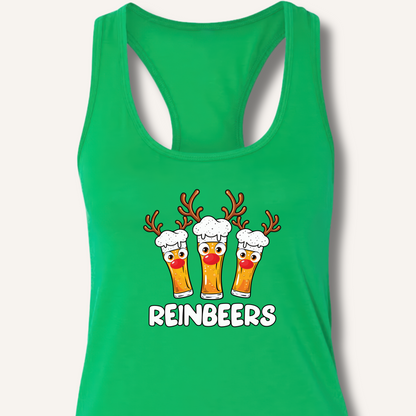 Reinbeers Racerback Tank – Solid Kelly Green